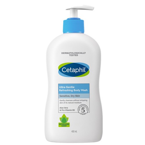 세타필 울트라 젠틀 바디워시 리프레싱 산뜻한향 400ml (2개)_이미지