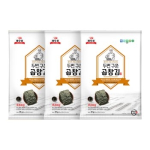 완도물산 새우표 두번 구운 곱창김 20g (15개)_이미지
