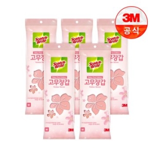 베이비핑크 고무장갑 (중)
