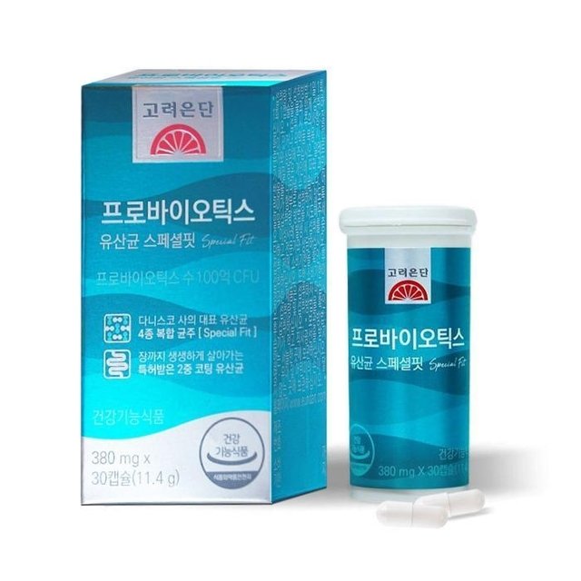 고려은단 프로바이오틱스 유산균 스페셜핏 380mg 30캡슐 (10개)_이미지