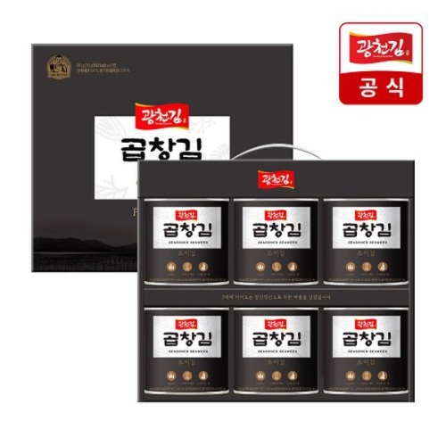광천김 곱창캔김 선물세트 30g [6개]
