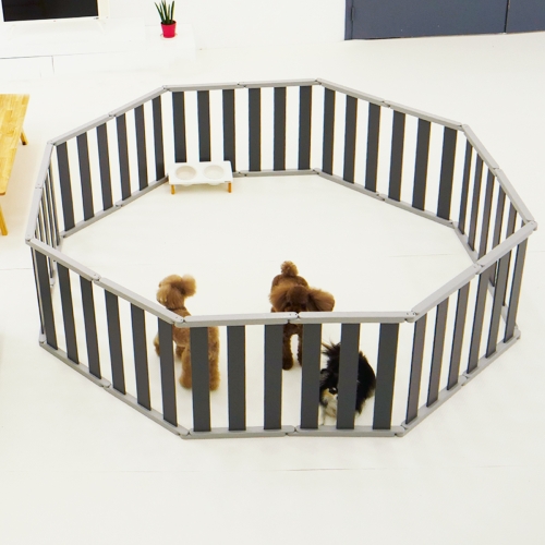 디팡 디펜스 울타리 그레이 S  6p  강아지울타리_이미지