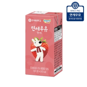 연세우유 딸기우유 190ml (96개)