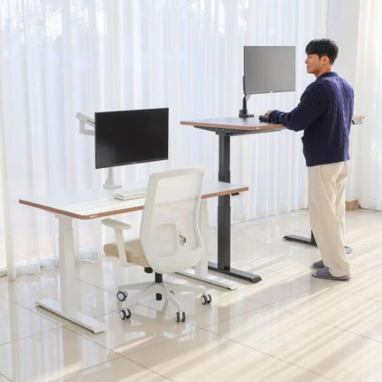 카멜마운트 핏쳐 프리미엄 보쉬모터 B1 2STEP 모션 스탠딩 책상 (1400x750)_이미지