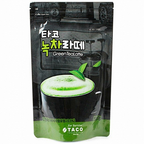 타코 녹차라떼 500g