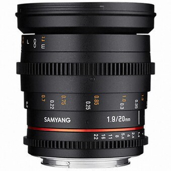 LK삼양 VDSLR <b>20mm</b> T1.9 ED AS UMC SONY E용