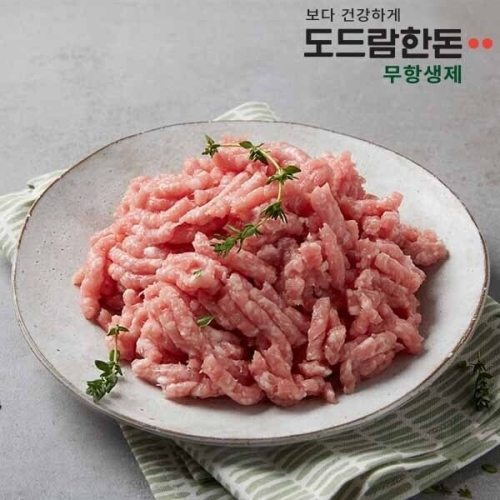 도드람푸드 도드람한돈 무항생제 뒷다리 다짐육 500g (1개)_이미지