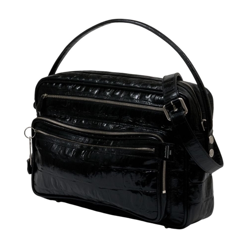 아크네스튜디오 스튜디오 CAMERO 카메라 숄더 백 ACNE STUDIOS 레더 블랙 B0731958777_이미지