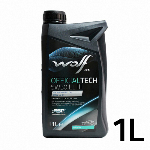 울프 오피셜테크 5W30 롱라이프3 1L_이미지