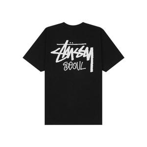  스투시 스탁 서울 티셔츠 블랙 Stock Seoul T-Shirt Black 3903877/3903980