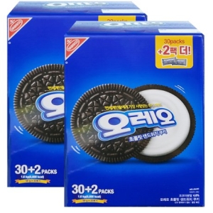 동서식품 오레오 초콜릿 샌드위치 쿠키 1.6kg (2개)_이미지