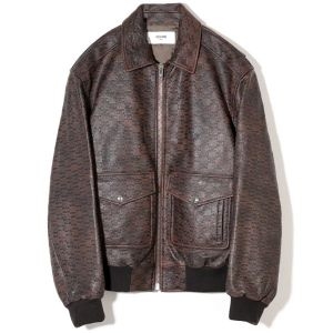 ������ AVIATOR BLOUSON JACKET IN EMBOSSED LAMBSKIN 2EG34599P 19BS �������� ������..