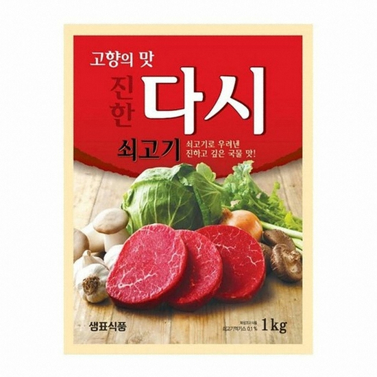 샘표 진한 다시 쇠고기 1kg (3개)_이미지