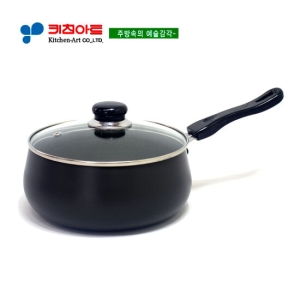 키친아트 쥬노 블랙 경질 편수냄비 (22cm)