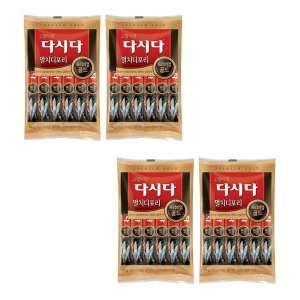 CJ제일제당 백설 다시다 프리미엄 골드 멸치디포리 60g(5gx12입) (4개)