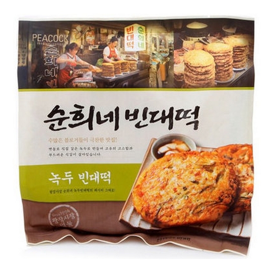 사옹원 피코크 순희네 녹두 빈대떡 400g (4개)_이미지