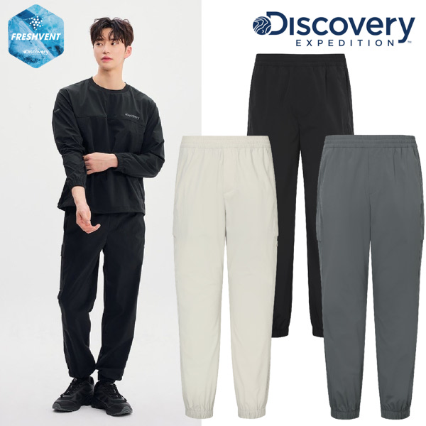 디스커버리 익스페디션 프레시벤트 폴튼 경량 트레이닝 조거팬츠 DMTP73053-GRD_이미지