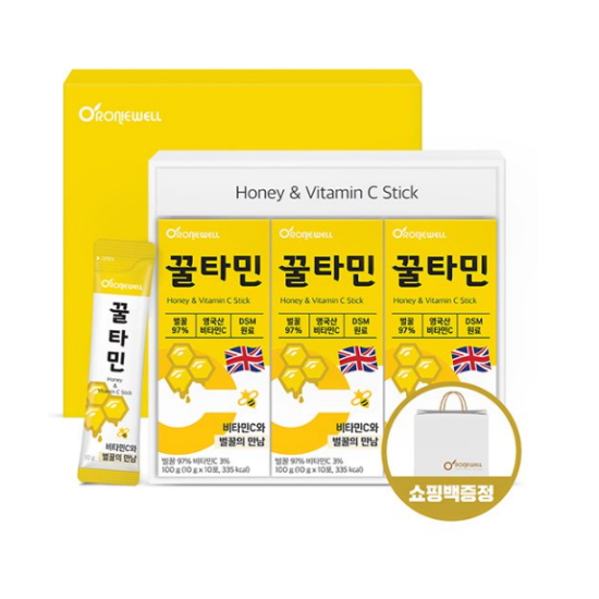  로니웰 꿀타민 자몽맛 10포 3개입 선물세트 [1개]