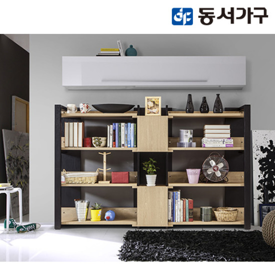 로하 RV 와이드 4단 도어책장 1900