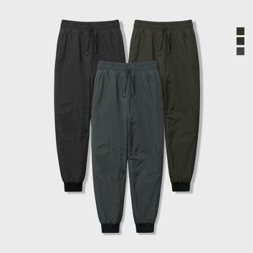 남성 패딩바지 방한 솜 겨울 경량 누비바지 조거팬츠 S23615261_이미지