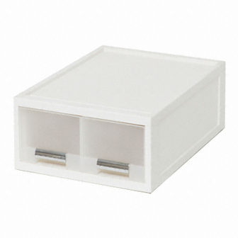 창신리빙 화인 화이트 스텝 서랍박스 27 트윈1단