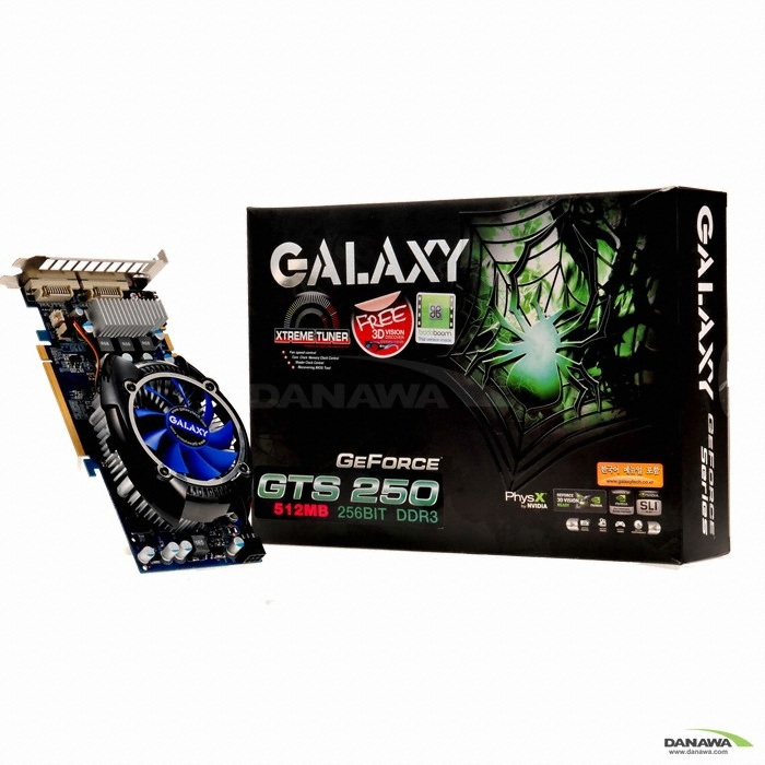 갤럭시 지포스 GTS250 D3 512MB Cool Edition 갤럭시코리아_이미지