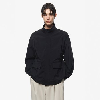 시그니처 헤링턴 자켓 블랙 ZG3JP355BK