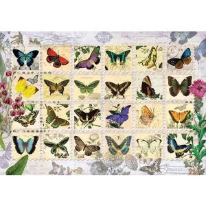 오너클랜 500조각 직소퍼즐 나비 우표 PR3583_이미지