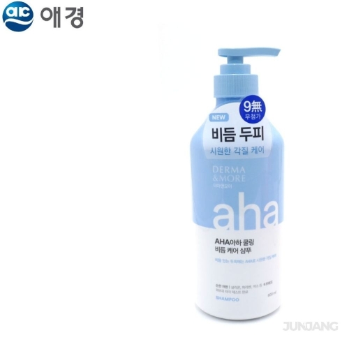 더마앤모어 아하 쿨링 비듬케어 샴푸 600ml (1개)_이미지