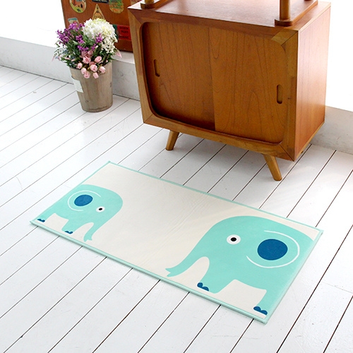  러그랜드 디자인 코끼리 주방매트 [110x50cm]