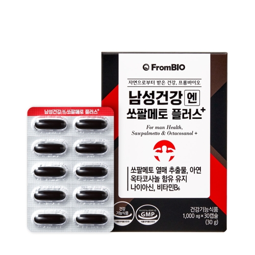 프롬바이오 남성건강엔 쏘팔메토 플러스 30캡슐 (3개)_이미지
