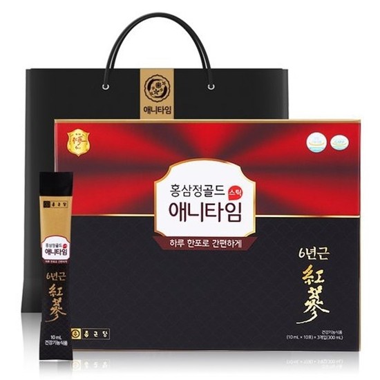 종근당건강 홍삼정 골드 애니타임 스틱 10ml 30스틱이미지입니다. 누르면 해당 게시물로 새창이동합니다.