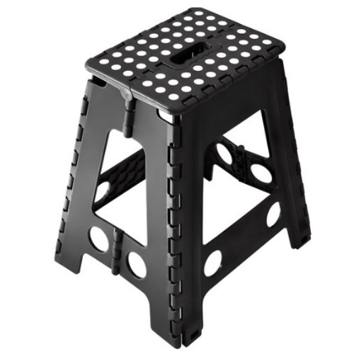 가쯔 다용도 콤팩트 스툴 접이식 의자 XL (블랙)_이미지