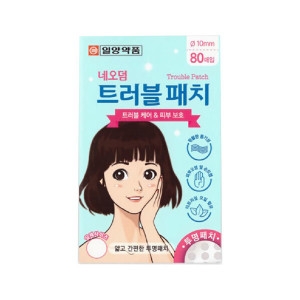 일양약품 네오덤 트러블패치 투명 80매입 5개 여드름패치 밴드_이미지