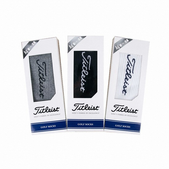 타이틀리스트 은이온 긴목 골프양말 TSMS1697_이미지