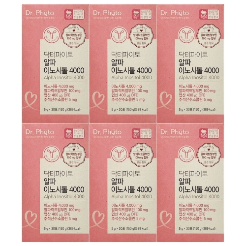 닥터파이토 알파이노시톨 4000 30포 (6개)_이미지