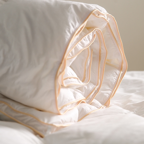 클래식패브릭 폴란드 럭셔리 골드 구스이불 베개세트 800g (싱글 S)_이미지