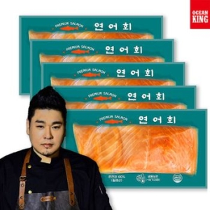 덕우수산 레이먼킴 프리미엄 연어회 250g (5개)