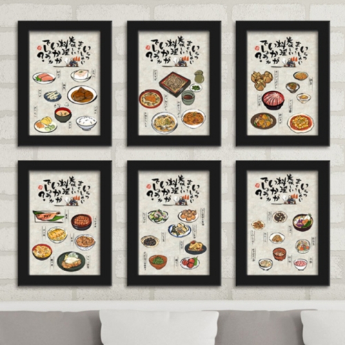 꾸밈 일본식도락여행_음식모음_인테리어액자세트