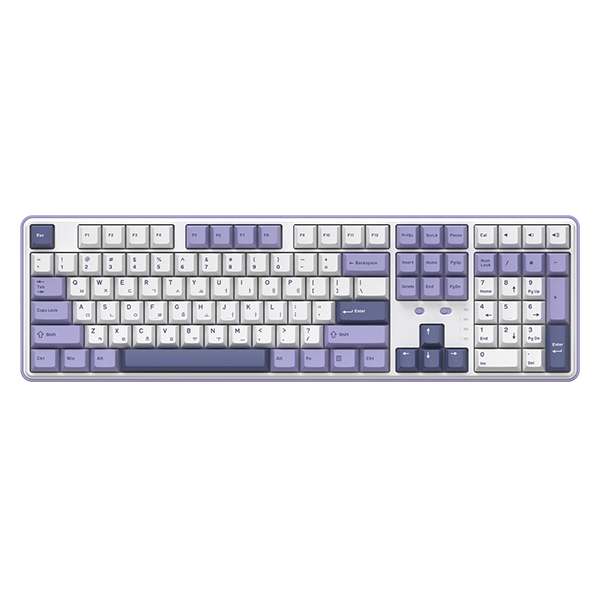 COX C108 유무선 기계식 화이트 그레이 (허니축)_이미지