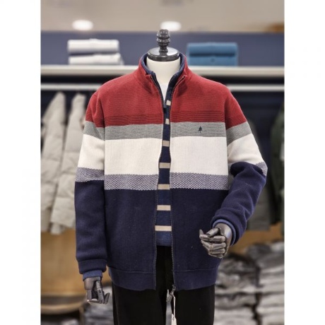 올젠 배색 니트집업 가디건 ZPC4EC1801이미지입니다. 누르면 해당 게시물로 새창이동합니다.