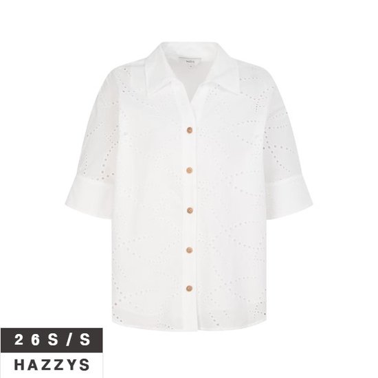 여성 HSSH6B402 아일렛 블라우스