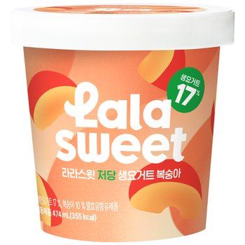 복숭아 요거트 파인트 474ml