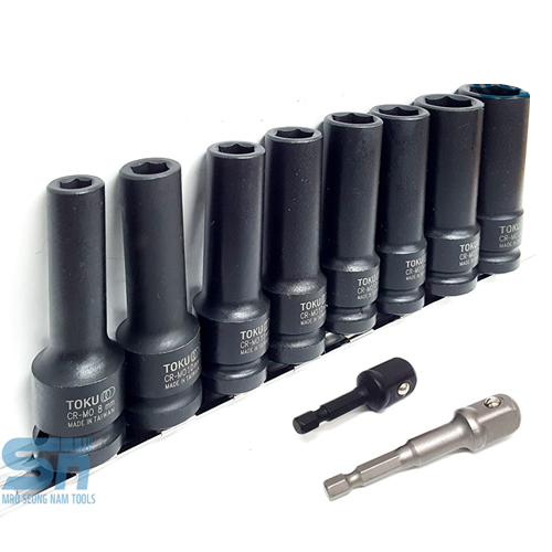 도쿠 1/2인치 롱 복스알 세트 4533801S (10pcs)