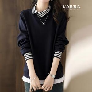  KARRA 라인포인트시보리티셔츠_A4S0542