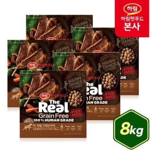 더리얼 ㅤ그레인프리 오븐베이크드 양고기 어덜트 1.6kg (5개)_이미지