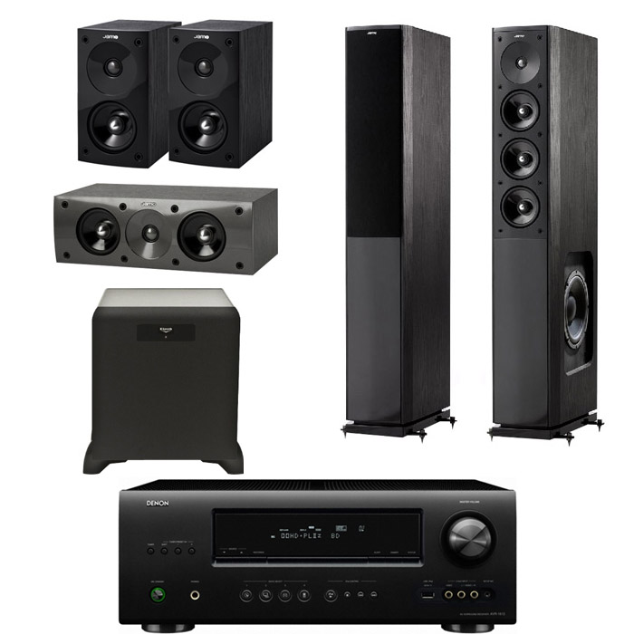 야모 S608 5.1채널 + 데논 AV리시버 (AVR-1612, SW-450)_이미지