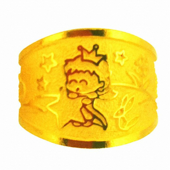 골드바닷컴 순금 애기왕자 반지 1.875g GBG04_이미지