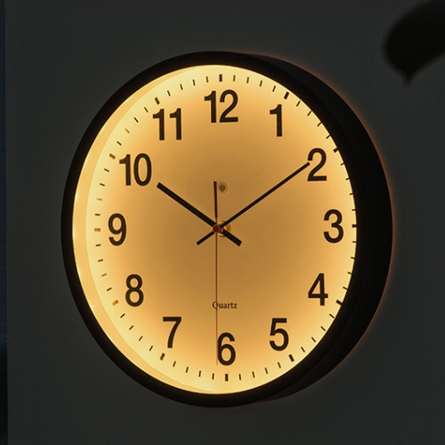 지성아이엔씨 플라이토 ㅤ아폴로 무선 인테리어 LED 벽시계_이미지