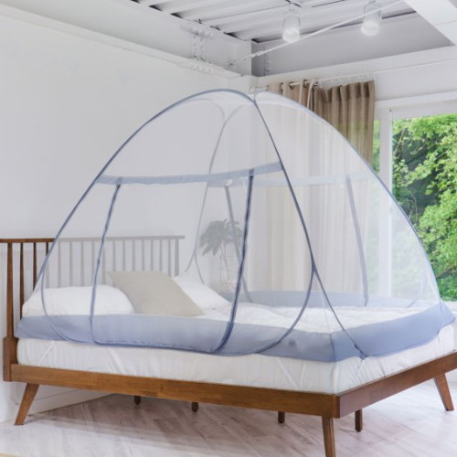 블루엘 원터치 침대 모기장 (대형)